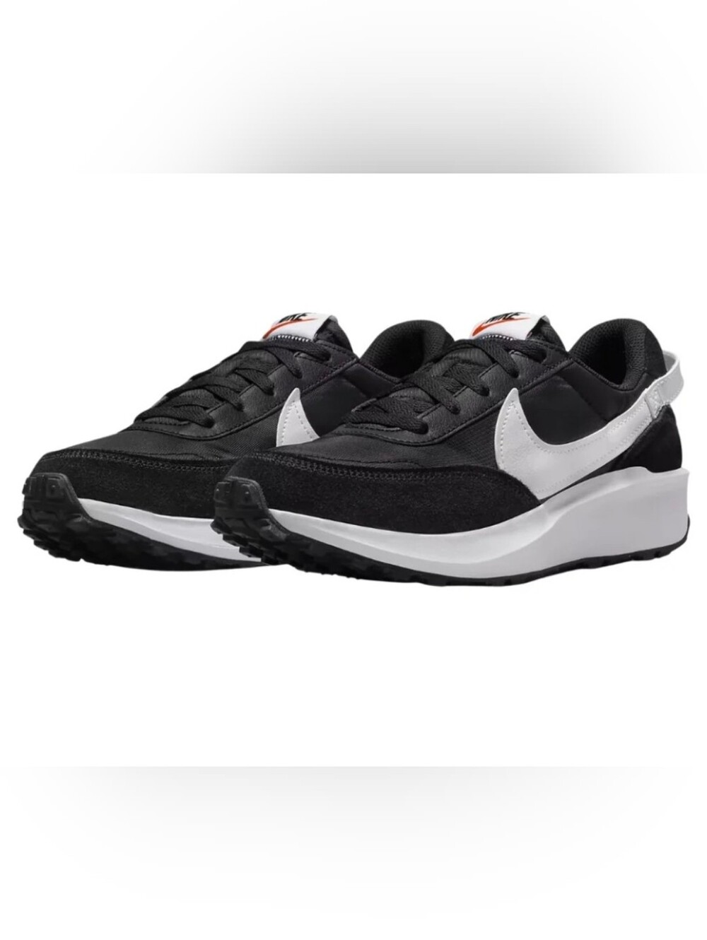 NEW - Women's Black/White Nike Waffle Debut Sneakers (Size 9)
